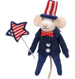 Primitives by Kathy PBK Uncle Sam Mouse Critter