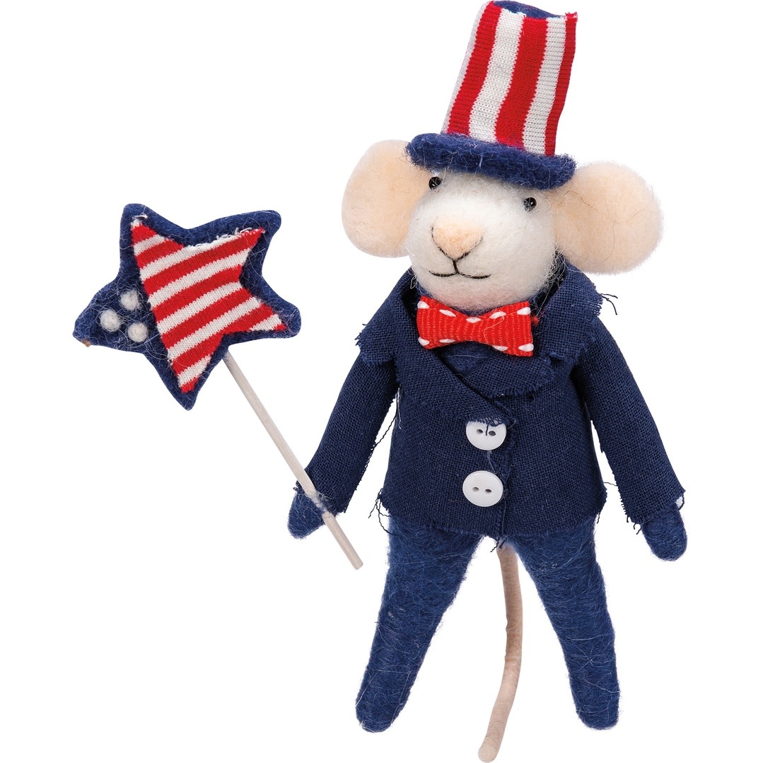 Primitives by Kathy PBK Uncle Sam Mouse Critter
