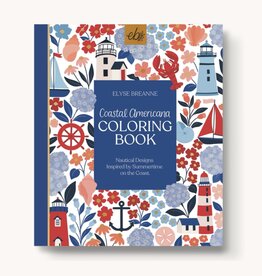 Elyse Breanne Design Coastal Americana Coloring Book