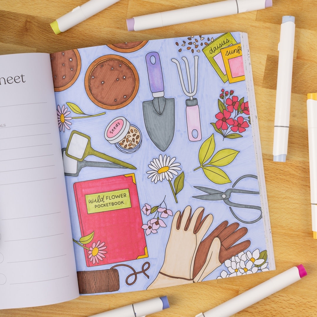 Elyse Breanne Design Garden Avenue Coloring Book