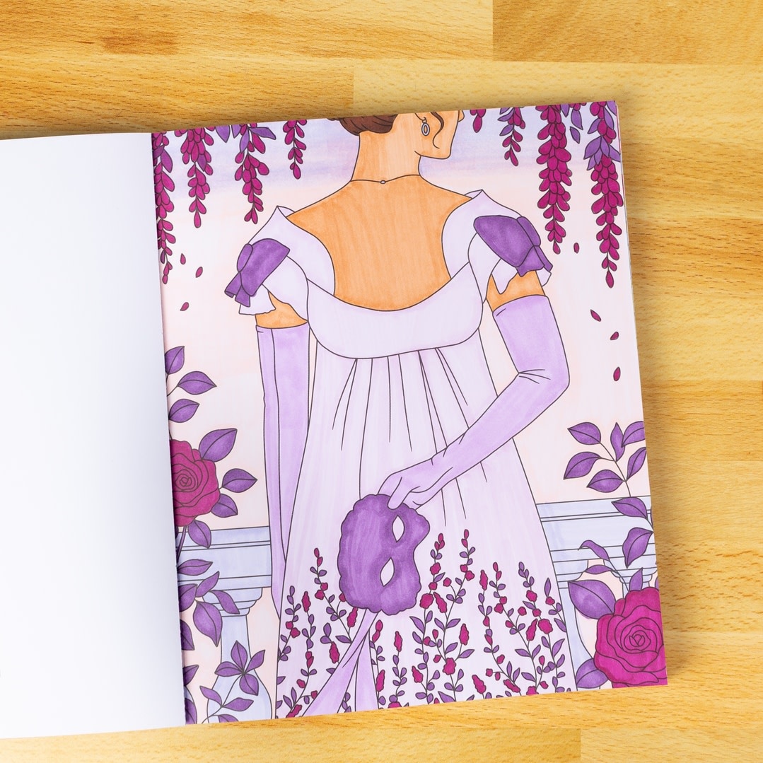 Elyse Breanne Design Regency Era Coloring Book