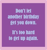 Drinks on Me COASTER Another Birthday | Funny Home Gift | Home Bar Decor