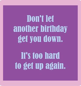 Drinks on Me COASTER Another Birthday | Funny Home Gift | Home Bar Decor