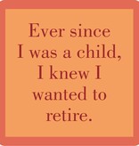 Drinks on Me COASTER I was a Child | Funny Home Gift | Home Bar Decor