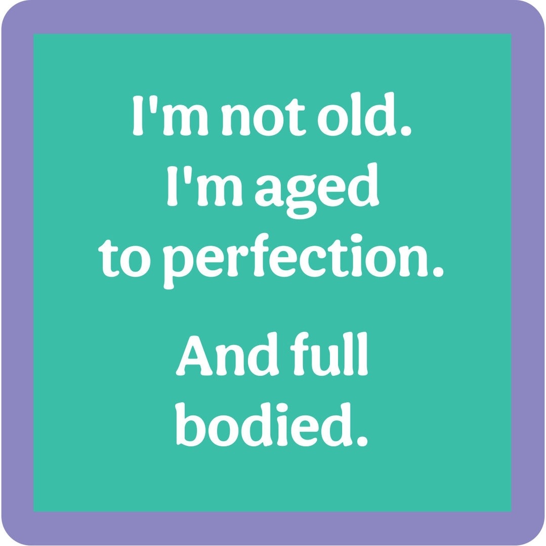 Drinks on Me COASTER Im not Old | Funny Home Gift | Home Bar Decor