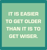 Drinks on Me COASTER Get Older | Funny Home Gift | Home Bar Decor