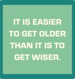 Drinks on Me COASTER Get Older | Funny Home Gift | Home Bar Decor