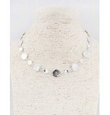 Meghan Browne Style NECK: CLOONY SILVER