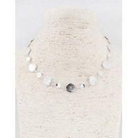 Meghan Browne Style NECK: CLOONY SILVER