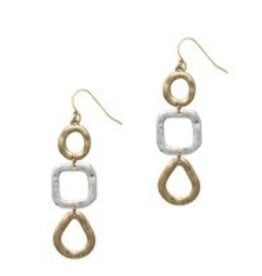 Meghan Browne Style EAR: OVA GOLD SILVER