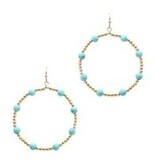 Meghan Browne Style EAR: ZEVA TURQUOISE