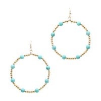 Meghan Browne Style EAR: ZEVA TURQUOISE