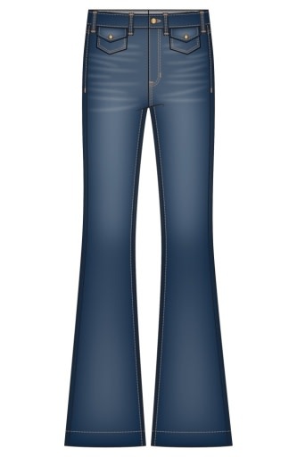 Liverpool Los Angeles hannah hr flare w/ mini patch pkts 30 inseam