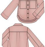 Liverpool Los Angeles high/ low denim shacket