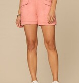 Democracy Dusty Papaya 4.5/23" "AB" Solution High Rise Double Button Utility Short