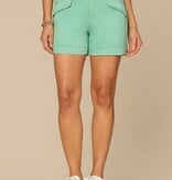 Democracy Seaglass 4.5/23" "AB" Solution High Rise Double Button Utility Short