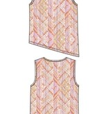 Liverpool Los Angeles sleeveless crew neck asymmetrical hem knit top