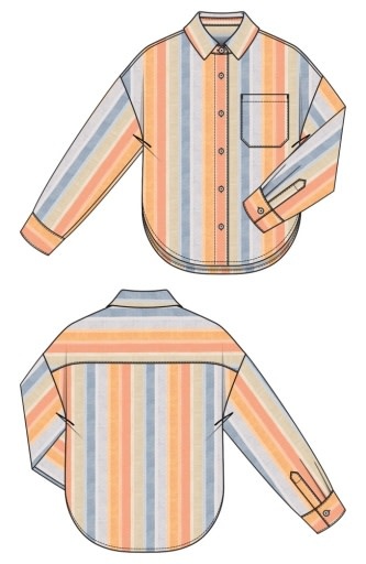 Liverpool Los Angeles long sleeve relaxed button down shirt