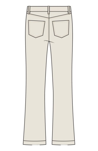 Liverpool Los Angeles high rise hannah crop flare w/ tulip hem 25 1/2' in