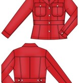 Liverpool Los Angeles peplum jacket with tab detail