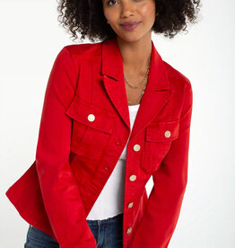 Liverpool Los Angeles peplum jacket with tab detail