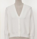 Molly Bracken Offwhite Young Ladies Knitted Cardigan