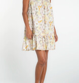 Liverpool Los Angeles sleeveless woven dress w/crochet