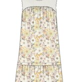 Liverpool Los Angeles sleeveless woven dress w/crochet