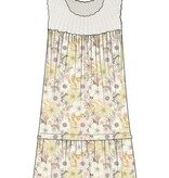 Liverpool Los Angeles sleeveless woven dress w/crochet