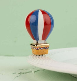 nora fleming red, white and balloon mini (patriotic hot air balloon) A452