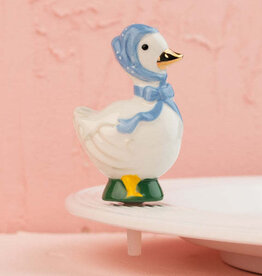 nora fleming porch pal mini (porch goose with bonnet) A454
