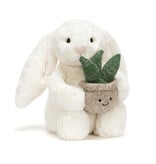 Jellycat Cream Bunny with Plant