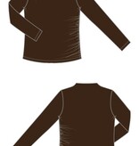 Liverpool Los Angeles long sleeve mock neck knit top w shirring