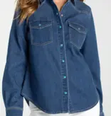 Liverpool Los Angeles western slim shirt