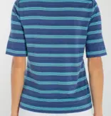 Liverpool Los Angeles 1/2 sleeve fold over boat neck knit top w/ miter