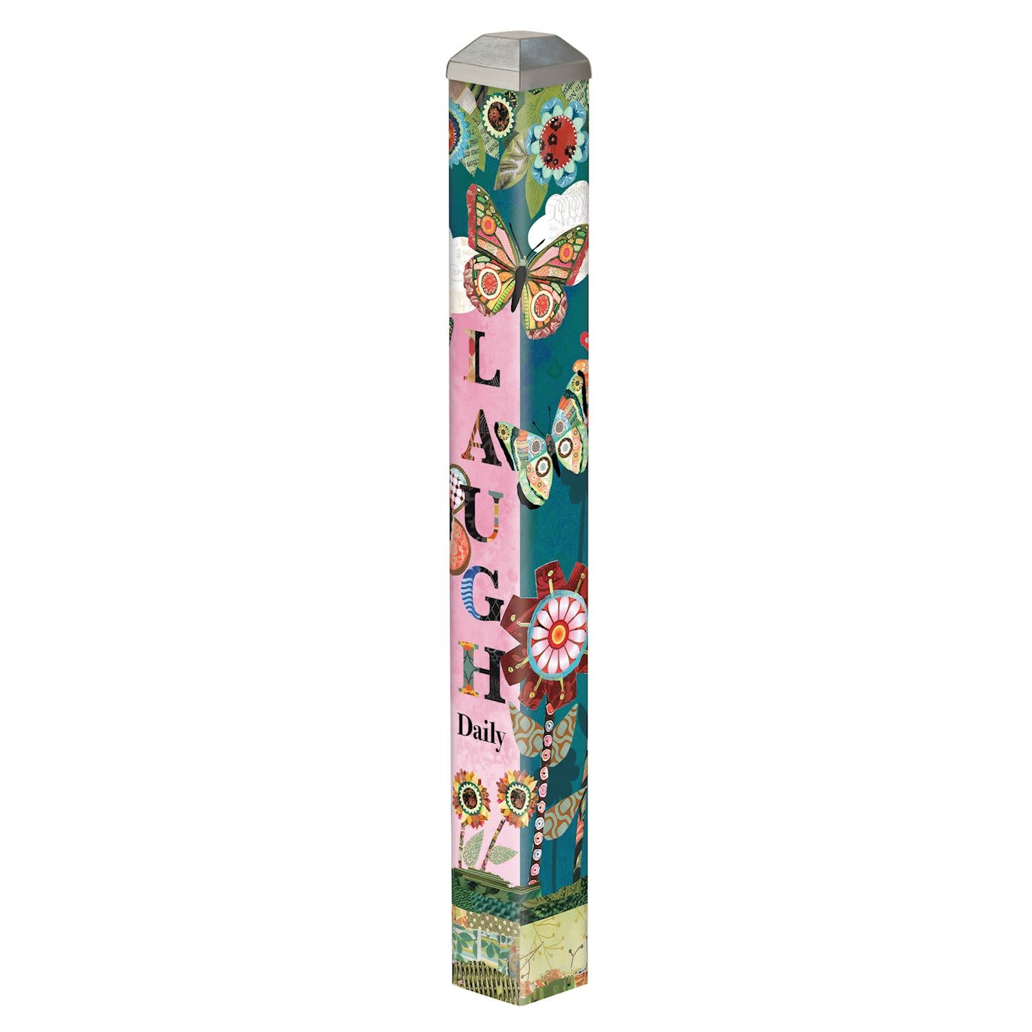 Studio M Patchwork Flutters 16" Mini Art Pole