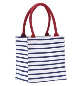 Bateau Stripe Navy Reusable Itsy Bitsy Mini Tote