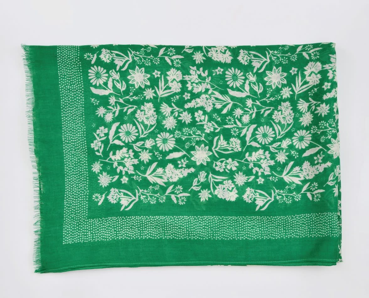 Molly Bracken Green Ladies Woven Scarf