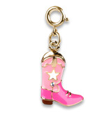 Charm It! Gold Cowboy Boot Charm
