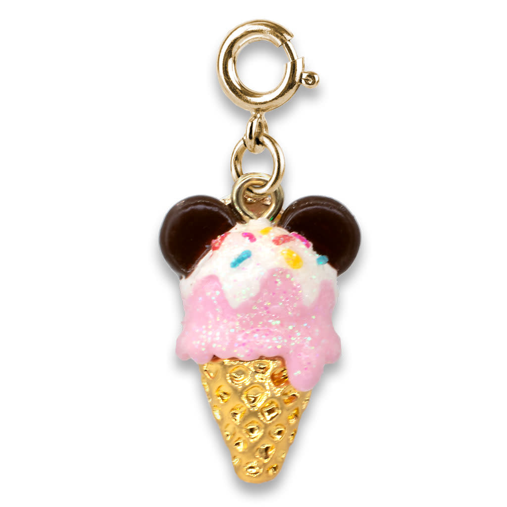 Charm It! Gold Mickey Ice Cream Charm