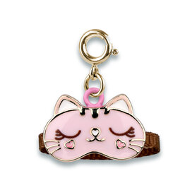 Charm It! Gold Kitty Sleep Mask Charm