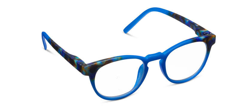Peepers Cobalt/Cobalt Tortoise Chester Blue Light Reading Glasses