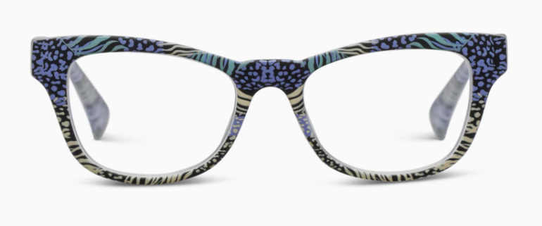 Peepers Blue Safari Lynx Blue Light Reading Glasses