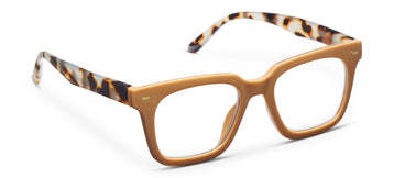 Peepers Tan/Chai Tortoise Starlet Blue Light Reading Glasses