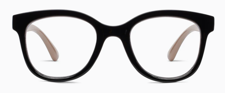 Peepers Black Grandview Blue Light Reading Glasses