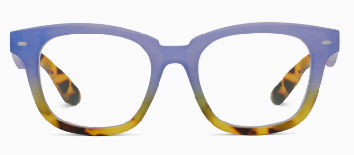 Peepers Blue/Tokyo Tortoise Hidden Gem Blue Light Reading Glasses