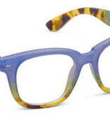 Peepers Blue/Tokyo Tortoise Hidden Gem Blue Light Reading Glasses