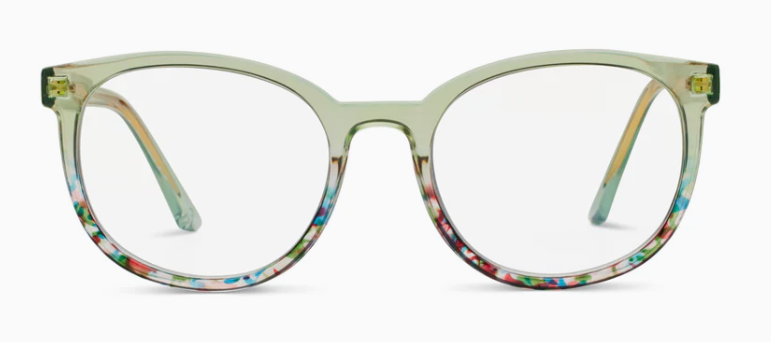 Peepers Green That's a Wrap Blue Light Reading Glasses