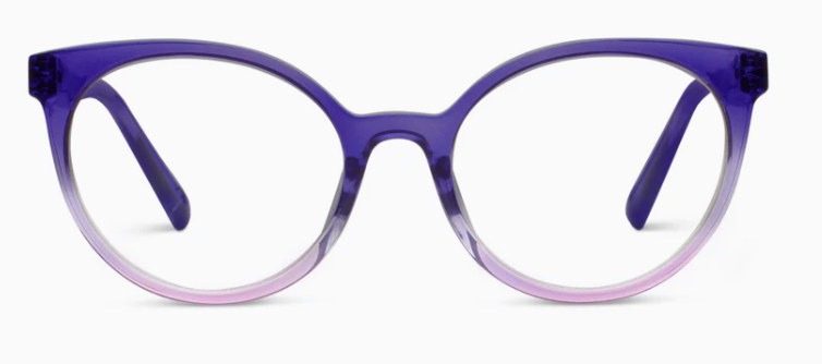 Peepers Purple Dahlia Blue Light Reading Glasses