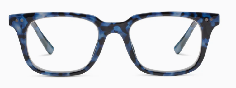 Peepers Navy Tortoise Maddox Blue Light Reading Glasses